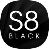 S8 Black AMOLED UX - Icon Pack