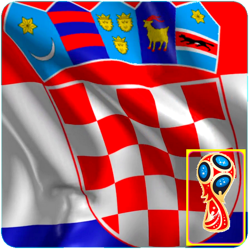 3D Croatia Flag live wallpaper icon