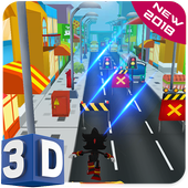 Subway Shadow Sonic Racing Surf Run &amp; Dash icon