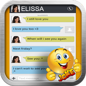 Fake text message girlfriend आइकन