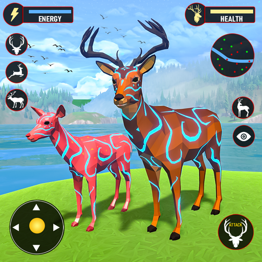 Deer Simulator Fantasy Jungle icon