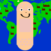 earth defender- master plaster أيقونة