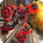 US Police Transform Robot Cop Fight