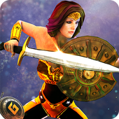 Wonder Warrior Woman 2017 - Sword Fighting Game icon