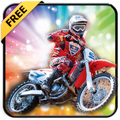 Motocross racing game icon