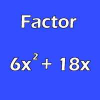 Factoring Practice: Binomial on 9Apps