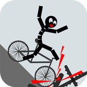 Stickman Backflip Turbo Crash Test Simulator icon