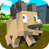 Blocky Farm Sheep Simulator icon