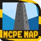Find the Button Mini-game Houses. Map MCPE icon