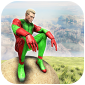 Spider Power Rope Hero - Rope Frog Gangster Game icon