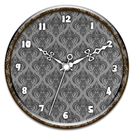 Grey Clock Live Wallpaper icon