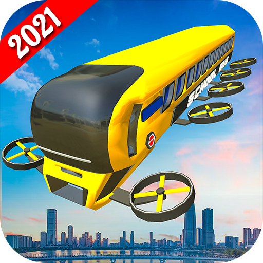 Flying City Bus: Flight Simulator, Sky Bus 2020 icon