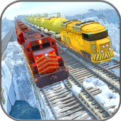 Racing in Oil Tanker Train: Transporter Simulator icon