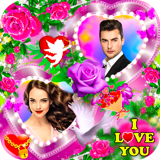 Lovely Dual Photo Frame أيقونة