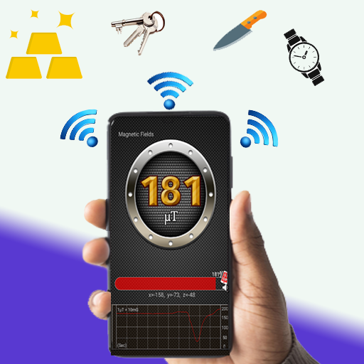 Gold &amp; Metal Detector App - Gold Finder Free icon