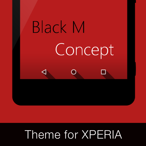 Black M Concept Theme icon