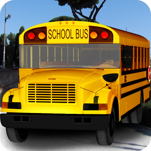 School Bus Pick Up Driving 3D icon