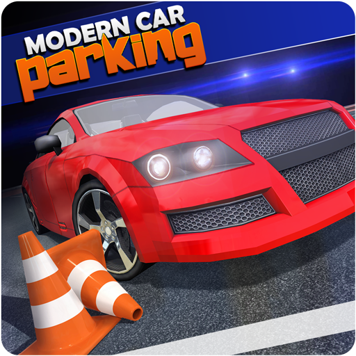 Parcheggio auto moderno icon