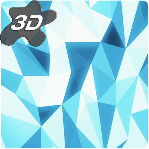 Crystal Edge 3D Parallax Live Wallpaper icon