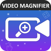 Video magnifier - Pinch to zoom icon
