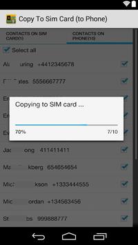 Copy To Sim Card (to Phone) screenshot 4