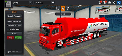 Mod Truk Tangki Bussid screenshot 2