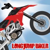 Salto in lungo Biker icon