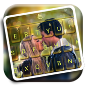 Romantic Couple Love Photo Keyboard Theme icon