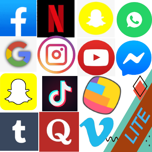 All social media and All social networks 2021 icon