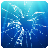 Cracked Broken Glass Wallpaper icon