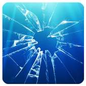 Cracked Broken Glass Wallpaper on 9Apps