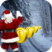 Santa Surfer Xmas Running game icon