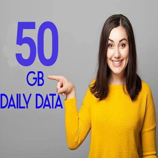 Daily 50 GB Free data for 3G 4G internet (Prank)? icon