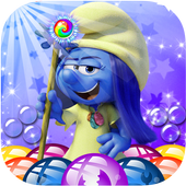 Smurf Pop 💙 Village Pop Bubbles 💙 icon