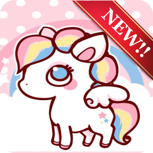 Kawai Unicorn Wallpaper icon