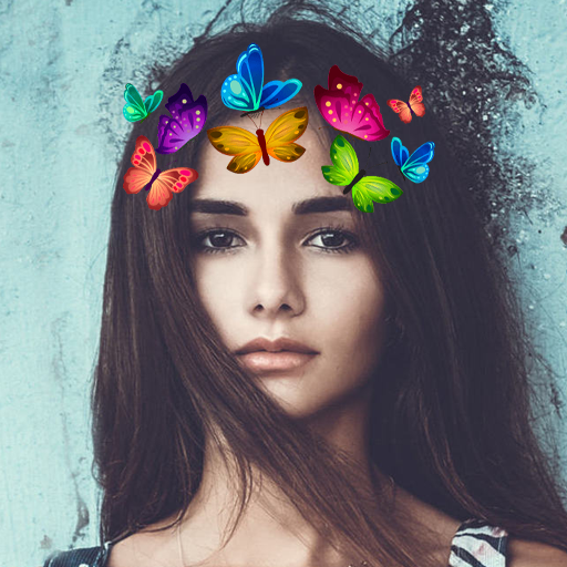 Crown Photo Editor - Heart &amp; Flowers Crowns icon