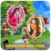 Natural Dual Photo Frame