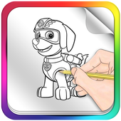 How To Draw Paw Patrol Adult Drawing icon