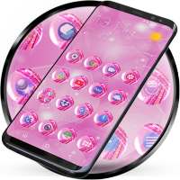 Launcher Theme - Sparkling Pink Glitter Icon Pack