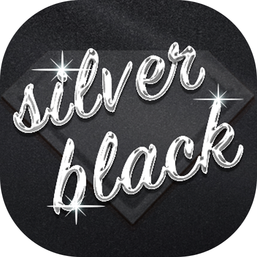 Silver Black Keyboard icon