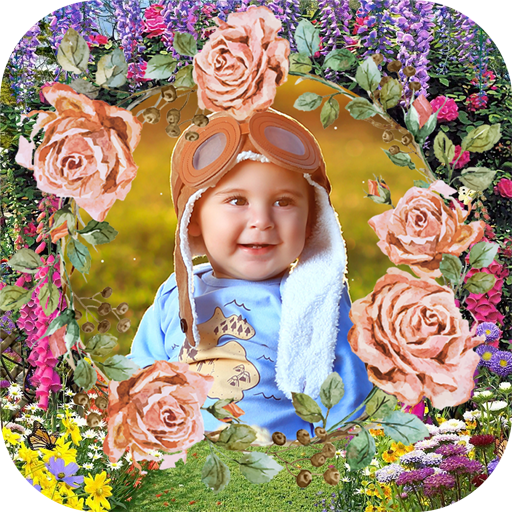 Awesome Garden Frame Photo application icon