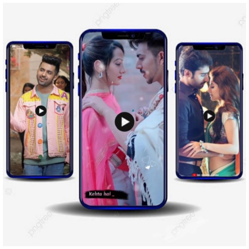 full screen video status app for WhatsApp 2021 icon