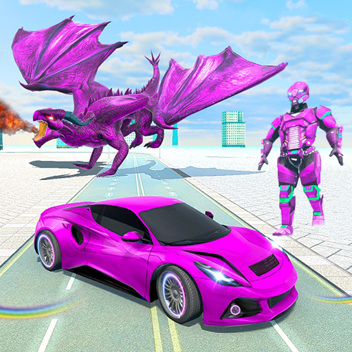 Dragon Robot Car Games Battle icon