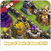 New guide for coc maps 2018 أيقونة