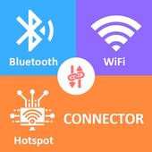 Hotspot Wifi Bluetooth Manager : Connector icon