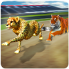 Crazy Wild Animal Racing Battle icon