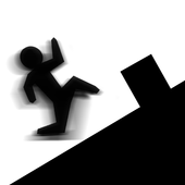 Runner Jumper Man Stick icon