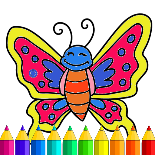 Coloring Cartoon World Larva icon