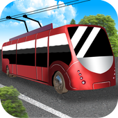 Drive Trolley Bus 3D icon