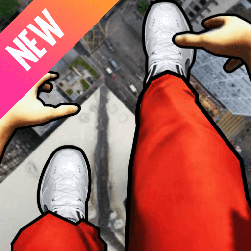 Parkour run simulator 3d: bunny hop, backflip go icon